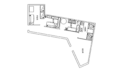 川東號子商用廚房CAD平面圖